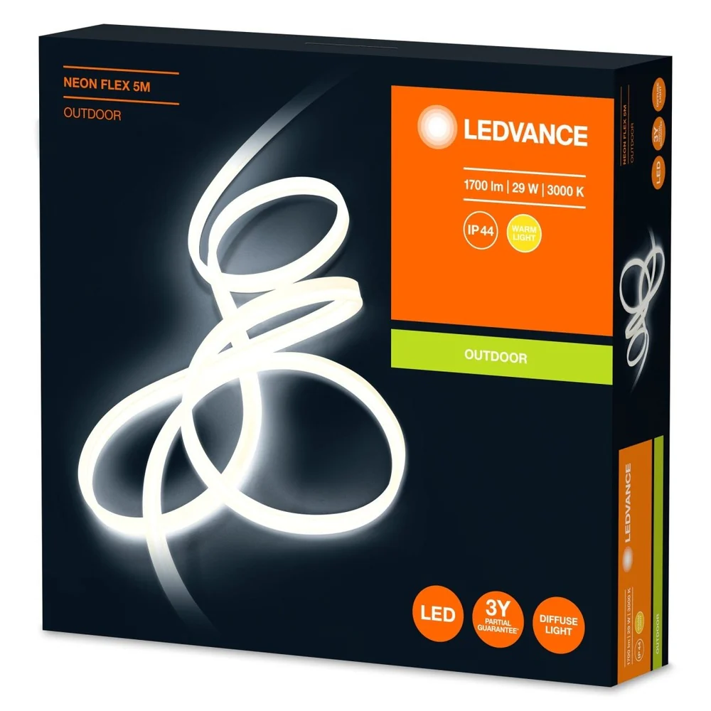 Taśma LED NEON FLEX 29W, zewnętrzna, IP44, barwa ciepła, 5 m - Image 3