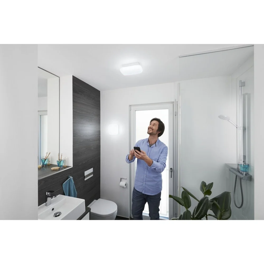 Lampa LED WIFI ORBIS WALL AQUA 12W, inteligentna, do łazienki, ściemnialna, IP44, regulowana biel, 28x16 cm - Image 4