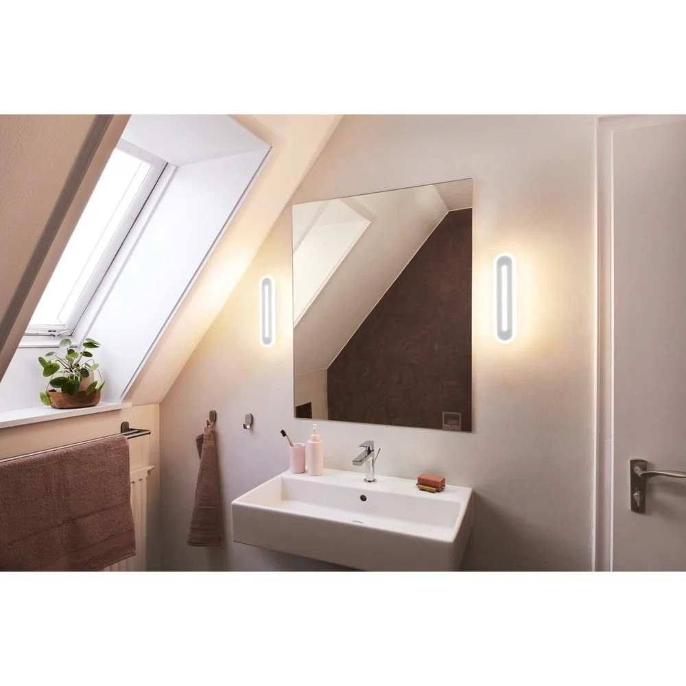 Lampa LED WiFi WALL BATH WHITE 17W, inteligentna, do łazienki, ściemnialna, IP44, regulowana biel, 40 cm - Image 9