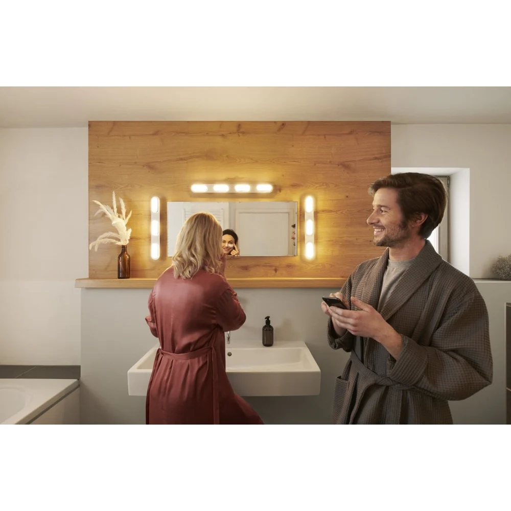 Lampa LED WiFi ORBIS WALL DUPLO 15W, inteligentna, do łazienki, ściemnialna, IP44, regulowana biel, 29,5 cm - Image 7