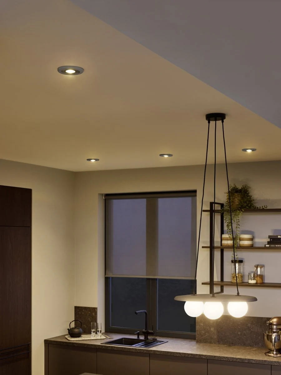 Lampa punktowa LED OSRAM Concrete Spot GU10 Dark  4.5W Satin Nickel - Image 4